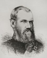 Sam Browne, (Sir Samuel James Browne) (1824-1901), British Indian Army cavalry officer, 1878.  Creator: Unknown.