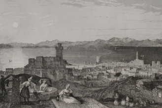 Rhodes, 1840.  Creator: Leonce Lhuillier.