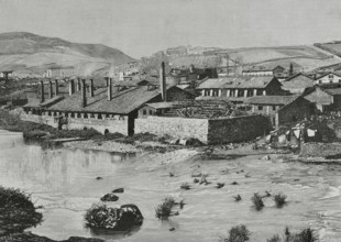 Iron foundry "Santa Ana de Bolueta", Biscay, Bilbao, Spain, 1841. Founded in 1841.  Creator: Tomás Carlos Capuz.