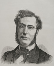 Emile Ollivier (1825-1913), French statesman, Prime Minister of France (1869 to 1870), 1870.  Creator: Unknown.