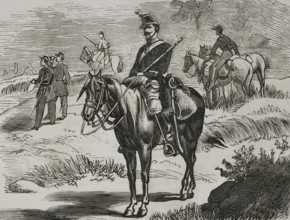 Chasseur d'Afrique, French Army, 1870.  Creator: Unknown.