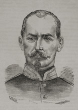 Camille Crémer (1840-1876), French divisionary general in the Franco-Prussian War, 1870.  Creator: Marcelo Paris.