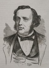 Ernest Picard, (Louis Joseph Ernest Picard), (1821-1877), French politician, 1870.  Creator: Unknown.