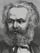 Karl Marx, (1818-1883), German philosopher, economist and communist politician, 1883.  Creator: Tomás Carlos Capuz.