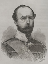 Friedrich Karl (1828-1885), Prince of Prussia of the House of Hohenzollern, 1870.  Creator: Marcelo Paris.