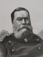 Eduard Vogel von Falckenstein (1797-1885), Prussian infantry general, 1870.  Creator: Unknown.