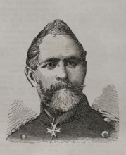 Edwin von Manteuffel (1809-1885), Prussian Generalfeldmarschall (general field marshal), 1870. Creator: Unknown.