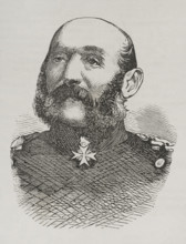 Gustav von Manstein (Albert Ehrenreich Gustav von Manstein) (1805-1877), Prussian general, 1870.  Creator: Unknown.