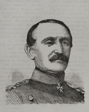 Constantin von Alvensleben, Prussian general who led the Prussian III Corps during..., 1870.  Creator: Unknown.