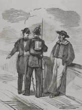 Franco-Prussian War (1870-1871): Prussian squadron seamen, 1870. Creator: Unknown.