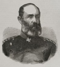 Ludwig von Wittich (1818-1884), Prussian lieutenant general, 1870.  Creator: Unknown.