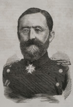 Oskar von Sperling (Oskar Ernst Karl von Sperling) (1814-1872), German major general, 1870.  Creator: Unknown.