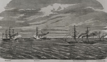 Franco-Prussian War (1870-1871): "Battle of Havana" (9 November 1870), 1870.  Creator: Celestino Sadurni.