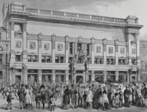 Building of The Institute of Painters in Water Colours, built in Piccadilly by..., 1883.  Creator: Unknown.