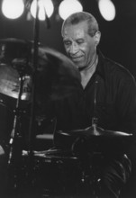 Max Roach, Queen Elizabeth Hall, London, 1996. Creator: Brian Foskett.