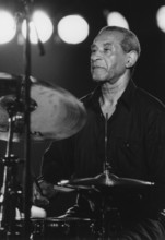 Max Roach, Queen Elizabeth Hall, London, 1996. Creator: Brian Foskett.