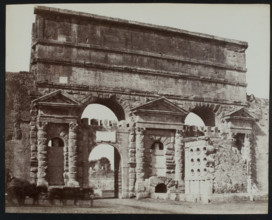The Porta Maggiore and Tomb of Eurysaces the Baker, Rome, c1858. Creator: Jane Martha St. John.