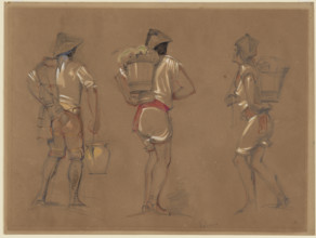 Spanish Peasants, 19th century. Creator: John Frederick Lewis.