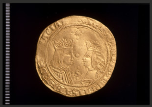 Doble excelente of Ferdinand and Isabella, Spanish, c1479-1504. Creator: Unknown.