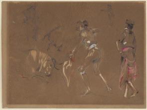 Spanish Bullfight, 19th century. Creator: John Frederick Lewis.