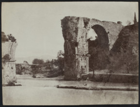 The Bridge of Augustus at Narni, 1850s. Creator: Unknown.