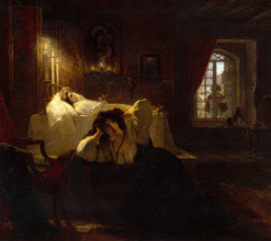 The House of Mourning, 1836. Creator: Thomas Uwins.