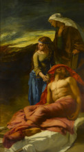 Succouring the Wounded, 1861. Creator: Paul Falconer Poole.