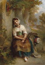 By the Well, 1865. Creator: Penry Williams.