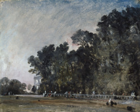 Landscape Study: Scene in a Park, c1823. Creator: John Constable.