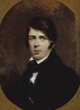 Self-portrait of Thomas Creswick, R.A., 1828. Creator: Thomas Creswick.