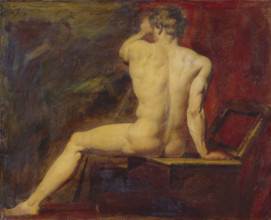 Study of Male Nude, c1815-1820. Creator: William Etty.