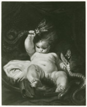The Infant Hercules, (1790s?). Creator: Henry Thomson.