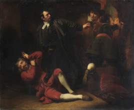 Colonel Blood stealing the Crown Jewels, 1824. Creator: Henry Perronet Briggs.