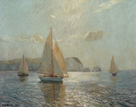 Light Airs off the Needles, c1938. Creator: Julius Olsson.