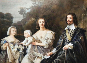 'George Villiers, Duke of Buckingham and Family', 1628, (1904). Creator: Gerrit van Honthorst.