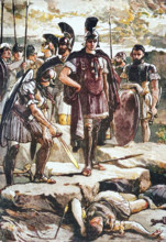 'Alexander and the Body of Darius', 1890.   Creator: Unknown.
