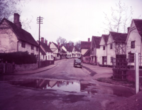 The ford, Kersey, Suffolk, c1955. Creator: Arthur Charles Kirby Ware.