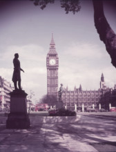 Big Ben from Parliament Square, London, c1955. Creator: Arthur Charles Kirby Ware.