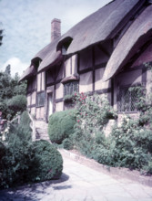 Anne Hathaway's Cottage, Stratford-on-Avon, Warwickshire, c1955.  Creator: Arthur Charles Kirby Ware.