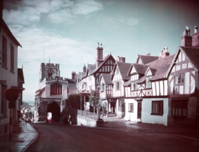 The West Gate and Lord Leycester's Hospital, Warwick, Warwickshire, c1955. Creator: Arthur Charles Kirby Ware.