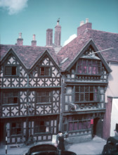 The Talbot Inn and Harvard House, High Street, Stratford-on-Avon, Warwickshire, c1955. Creator: Arthur Charles Kirby Ware.