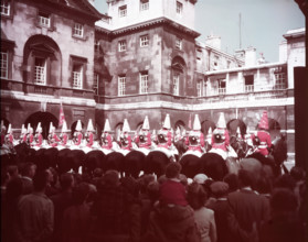Guards at Horse Guards, London, c1955.  Creator: Arthur Charles Kirby Ware.