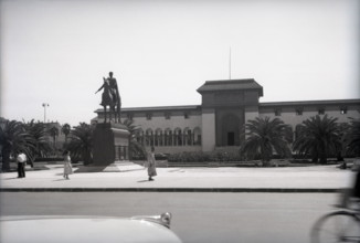 Lyautey Statue and Town Hall, Casablanca, Morocco, c1955. Creator: Arthur Charles Kirby Ware.