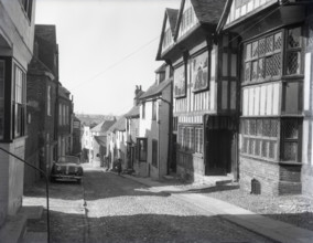 Mermaid Row, Rye, Sussex, c1955. Creator: Arthur Charles Kirby Ware.