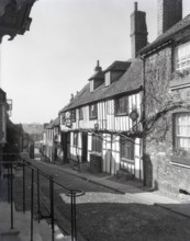 Mermaid Row, Rye, Sussex, c1955. Creator: Arthur Charles Kirby Ware.