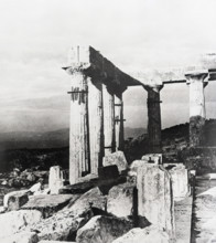 Temple of Aphaena [sic], Aegina, Greece, c1955.  Creator: Arthur Charles Kirby Ware.
