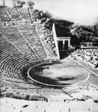 Theatre of Epidaurus, Greece, c1955. Creator: Arthur Charles Kirby Ware.