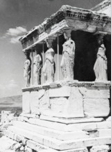 Caryatides, the Erechtheion, Athens, Greece, c1955. Creator: Arthur Charles Kirby Ware.