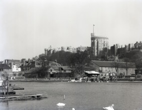 Windsor Castle, Berkshire, c1955. Creator: Arthur Charles Kirby Ware.
