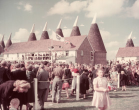Hop festival, Paddock Wood, Kent, c1955.  Creator: Arthur Charles Kirby Ware.